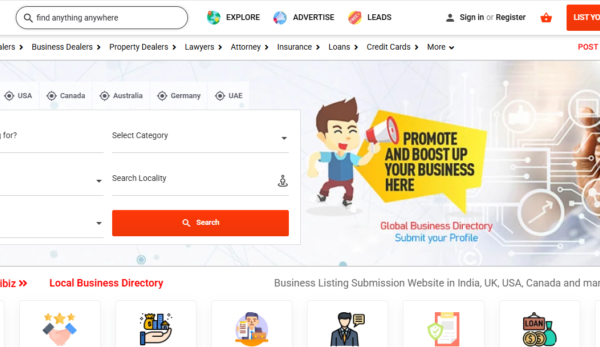 BizList – Business Listing Website