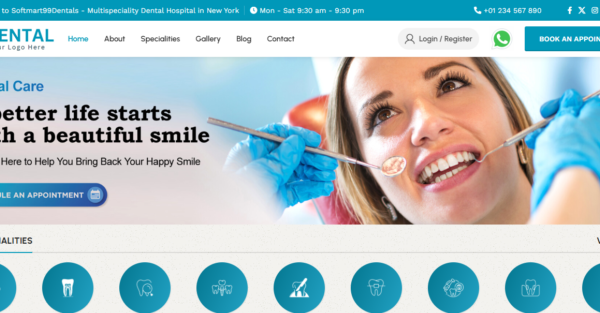 Dental – Multispecialty Dental Clinic Website