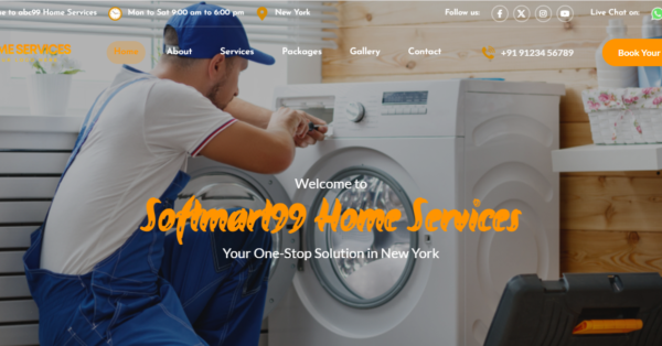 HomeAssist – One Page Home Services Website