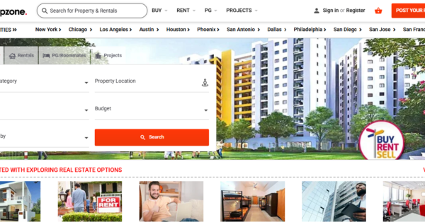 PropZone – Property Listing Website